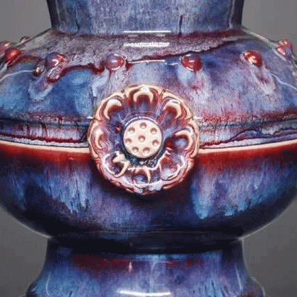 【中藝堂】孔相卿 钧瓷《太平有象》