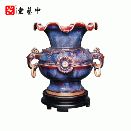 【中藝堂】孔相卿 钧瓷《太平有象》