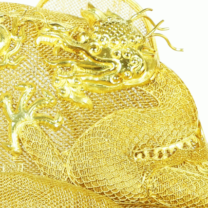 【中藝堂】马福良 花丝镶嵌《金丝翼善冠》