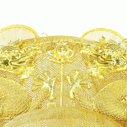 【中藝堂】马福良 花丝镶嵌《金丝翼善冠》