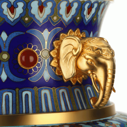 【中藝堂】2019年中国北京世界园艺博览会特别献礼 戴嘉林《世园百花尊》收藏品