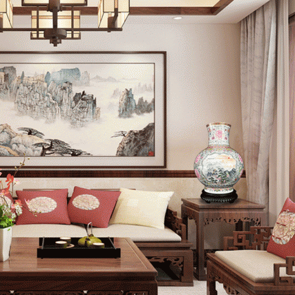 【中藝堂】熊建军瓷器《复兴尊》精彩绝伦 堪称陶瓷艺术经典 收藏品