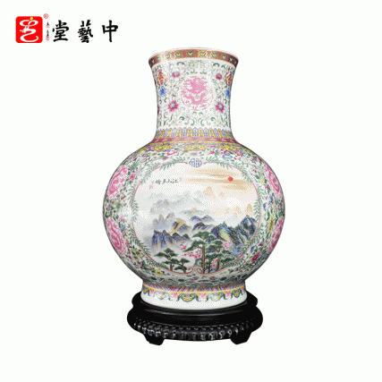 【中藝堂】熊建军瓷器《复兴尊》精彩绝伦 堪称陶瓷艺术经典 收藏品