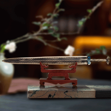 【中藝堂】袁广如、袁霖《越王勾践剑》铜剑