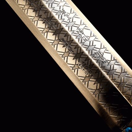 【中藝堂】袁广如、袁霖《越王勾践剑》铜剑