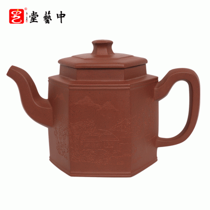 【中藝堂】李骏杰 紫砂壶 《六六大顺》