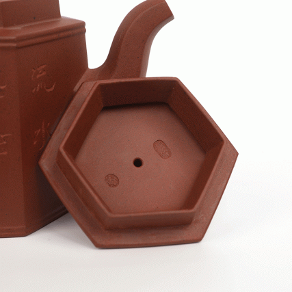 【中藝堂】李骏杰 紫砂壶 《六六大顺》