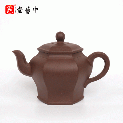 【中藝堂】李骏杰 紫砂壶 《六方宫灯壶》