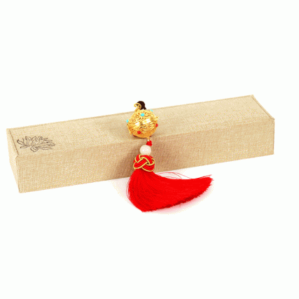 【中藝堂】 花丝镶嵌首饰 香薰（红）