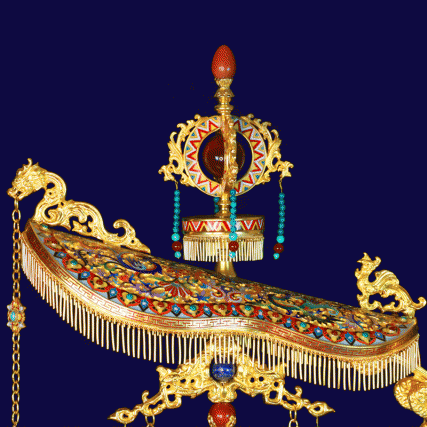 【中藝堂】张同禄 景泰蓝《十大经典·华冠万年灯》