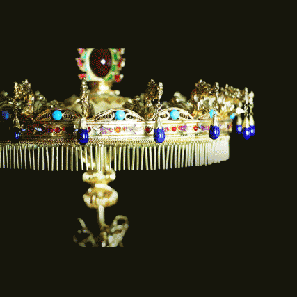 【中藝堂】张同禄 景泰蓝《座龙花薰》