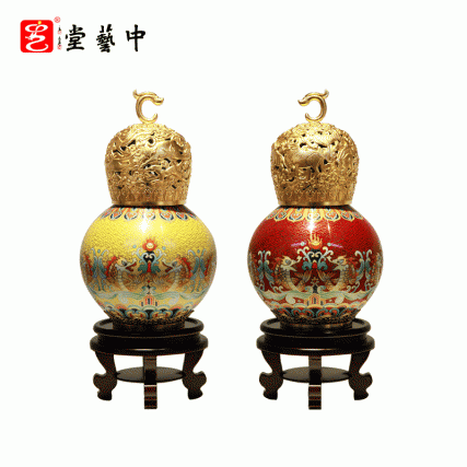 【中藝堂】中国工艺美术大师 刘永森 八十圆梦 艺术里程碑之作 十二生肖《大吉熏》