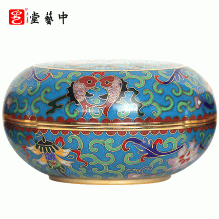 【中藝堂】《中国风珐琅首饰盒》