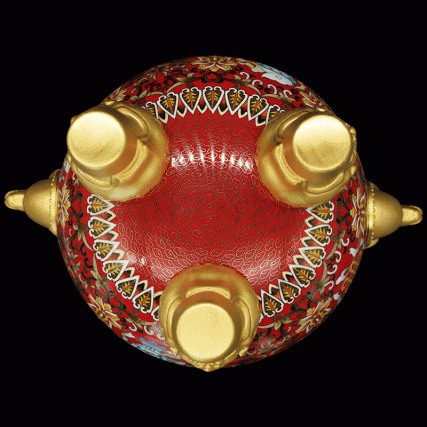 【中藝堂】景泰蓝《同禄连升》 张同禄大师的绝笔之作钟连盛老师联合创作