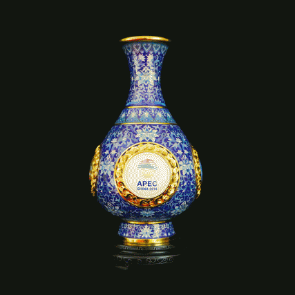 六位非遗大师联袂｜《四海升平》景泰蓝典藏组器 问鼎APEC国礼巅峰