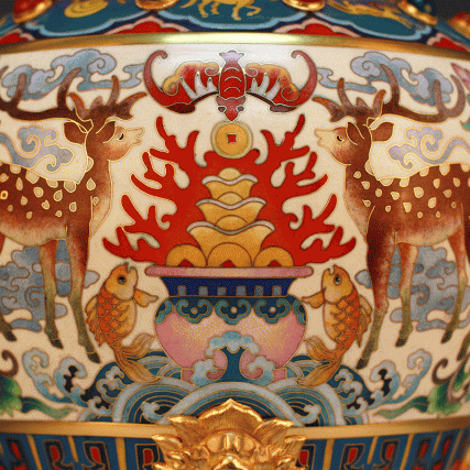 戴嘉林大师非遗景泰蓝《十二生肖财尊》典藏版