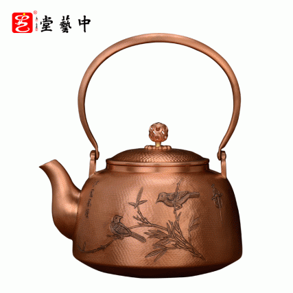 【中藝堂】孟德仁铜壶《淇园风暖》