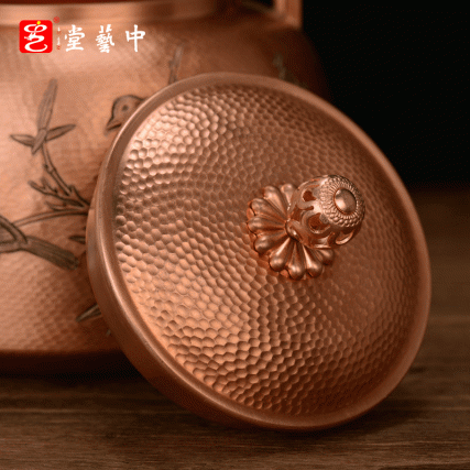 【中藝堂】孟德仁铜壶《淇园风暖》