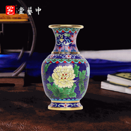 【中藝堂】《景泰蓝花瓶》