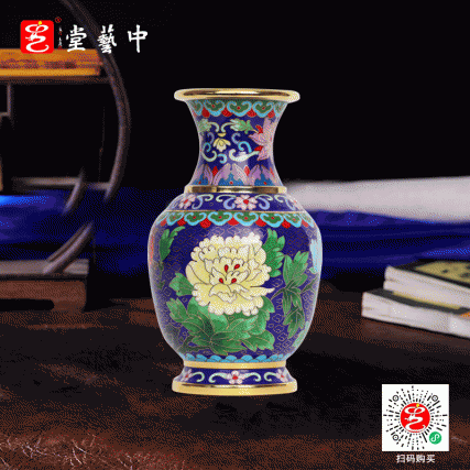 【中藝堂】《景泰蓝花瓶》