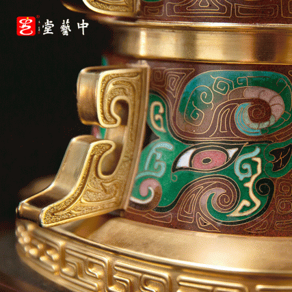 钟连盛大师再造“宅兹中国”：景泰蓝何尊（典藏版套装）的文化典范