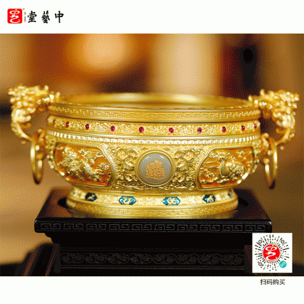 首款四大神兽合体聚宝盆 | 冯延明亲铸《紫禁财宝·聚宝盆》 | 转心设计财源滚滚