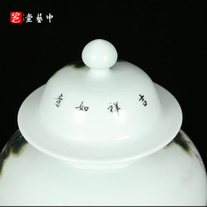 粉彩三阳开泰盖罐 | 王辉大师珐琅彩传世之作 | 将军罐形，三羊启泰，家和业兴