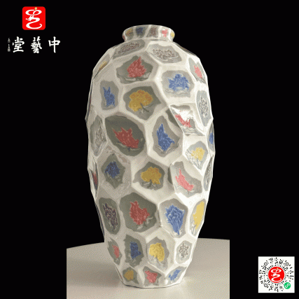 万紫千红同心尊 传世绞胎国瓷