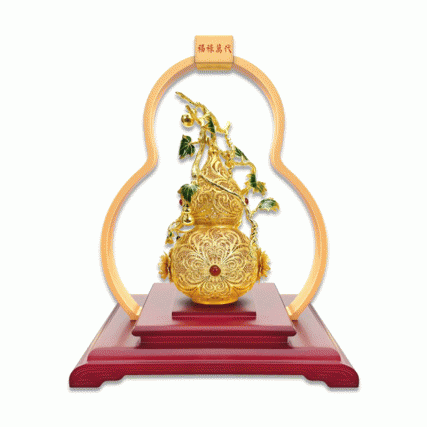 《福禄万代》花丝镂空葫芦