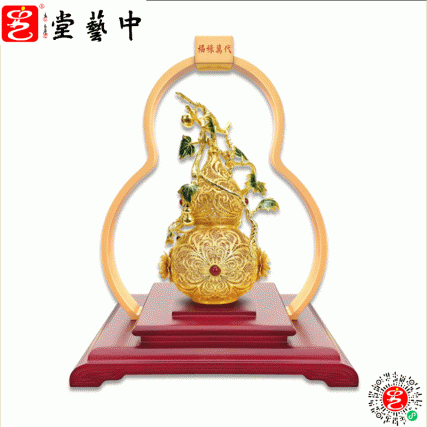 《福禄万代》花丝镂空葫芦